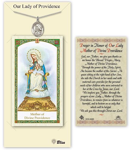 Our Lady of Providence Medal with Prayer Card