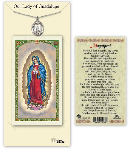 Our Lady of Guadalupe Medal with Prayer Card