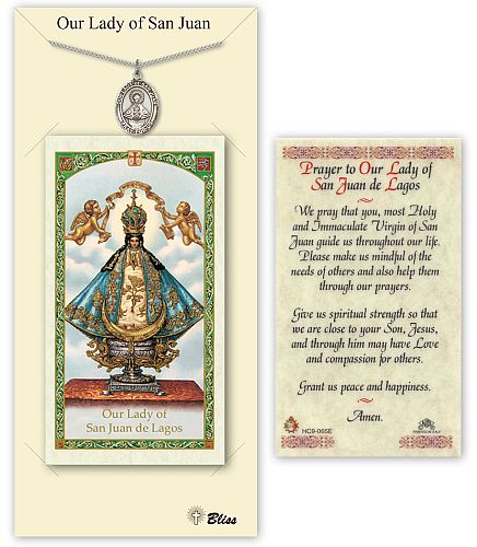 Our Lady of San Juan Medal with Prayer Card