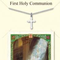 First Communion Cross with Prayer Card