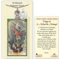 National Guard St Michael Medal with Prayer Card