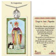 St Augustine Medal with Prayer Card
