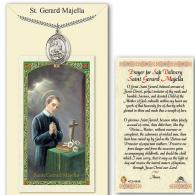 St Gerard Prayer Card with Medal
