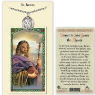 St James Prayer Card with Medal