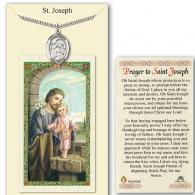 St Joseph Prayer Card with Medal