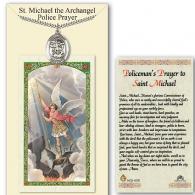 St Michael Medal with Policeman's Prayer Card