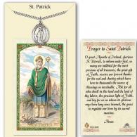 St Patrick Prayer Card with Medal