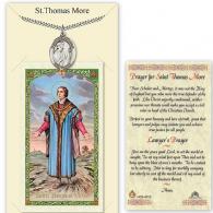 St Thomas More Prayer Card with Medal