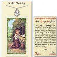 St Mary Magdalene Prayer Card with Medal
