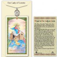 Our Lady of Loreto Medal with Prayer Card