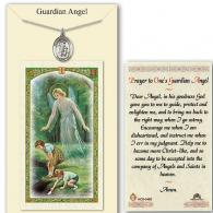 Guardian Angel Medal with Prayer Card