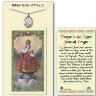 Infant of Prague Medal with Prayer Card