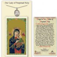 Our Lady of Perpetual Help Medal with Prayer Card