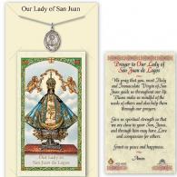 Our Lady of San Juan Medal with Prayer Card