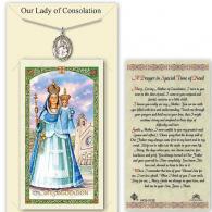 Our Lady of Consolation Medal with Prayer Card