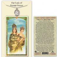 Our Lady of Prompt Succor Medal with Prayer Card