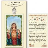 Immaculate Heart of Mary Medal with Prayer Card