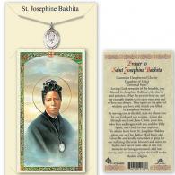 St Josephine Bakhita Prayer Card with Medal