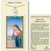 Mother of Sorrow Medal with Prayer Card